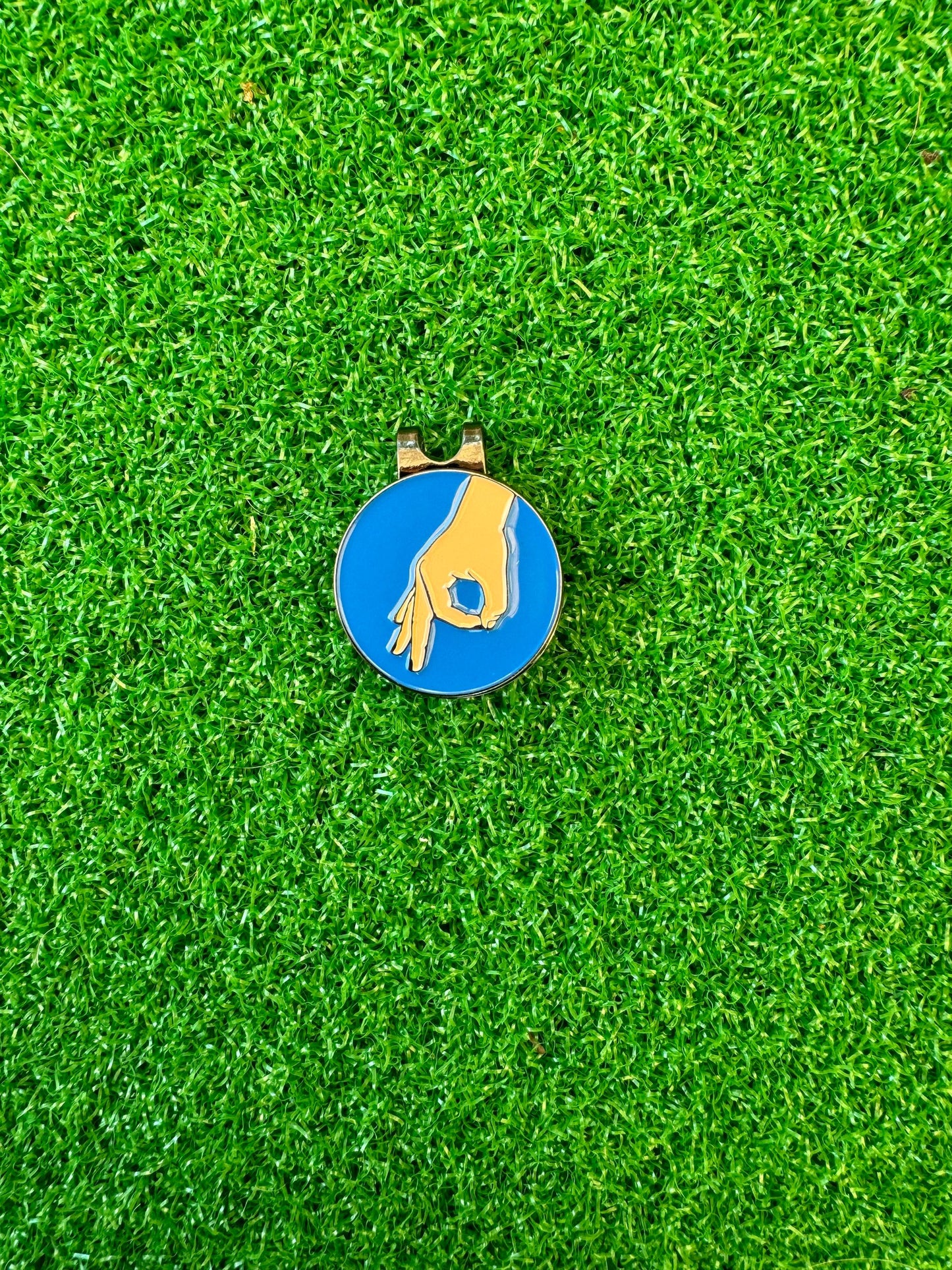 Fore! Don’t Look Down Golf Ball Marker - Keep Your Head in the Game (Literally!) Gotcha